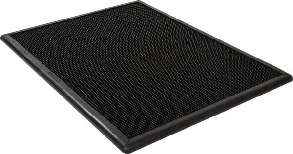 Wearwell - 32" Long x 24" Wide x 1/2" Thick, Dry/Wet Environment, Bristles Pattern Clean Room Matting - Exact Tooling