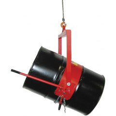 Wesco Industrial Products - 800 Lb Load Capacity, 55 Gal Drum Lifter - 8-1/2" Wide x 36" High, Steel Wheels - Exact Tooling