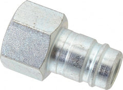 Coilhose Pneumatics - 3/4 Female NPT Industrial Pneumatic Hose Connector - Plated Steel, 3/4" Body Diam - Exact Tooling