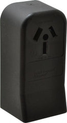 Pass & Seymour - 125/250 VAC, 50 Amp, 10-50R NEMA Configuration, Brown, Industrial Grade, Ungrounded Single Receptacle - 1 Phase, 3 Poles, 3 Wire, Surface Mount - Exact Tooling