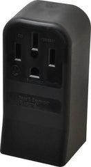 Pass & Seymour - 125/250 VAC, 50 Amp, 14-50R NEMA Configuration, Brown, Industrial Grade, Self Grounding Single Receptacle - 1 Phase, 3 Poles, 4 Wire, Surface Mount - Exact Tooling