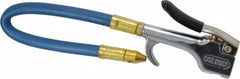 Coilhose Pneumatics - Safety Flexible Extension Tube Thumb Lever Blow Gun - 1/4 NPT, 12" Tube Length, Zinc - Exact Tooling