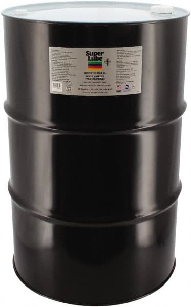 Synco Chemical - 55 Gal Drum, Synthetic Gear Oil - -40°F to 450°F, 680 St Viscosity at 40° C, ISO 680 - Exact Tooling
