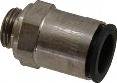 Legris - 12mm Outside Diam, 1/4 BSPP, Nickel Plated Brass Push-to-Connect Tube Male Connector - 290 Max psi - Exact Tooling