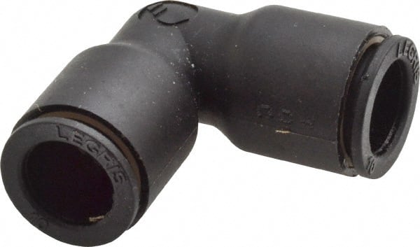 Legris - 10mm Outside Diam, Nylon Push-to-Connect Tube Union Elbow - 290 Max psi - Exact Tooling