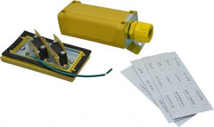 Woodhead Electrical - 2 Operator, Mushroom Head Pendant Control Station - No Legend, Momentary Switch, NO/NC Contact - Exact Tooling