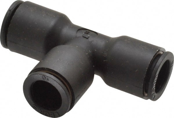 Legris - 10mm Outside Diam, Nylon Push-to-Connect Tube Union Tee - 290 Max psi - Exact Tooling