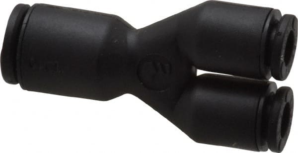 Legris - 4 x 6mm Outside Diam, Nylon Push-to-Connect Union Y - 290 Max psi - Exact Tooling