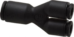 Legris - 4 x 6mm Outside Diam, Nylon Push-to-Connect Union Y - 290 Max psi - Exact Tooling
