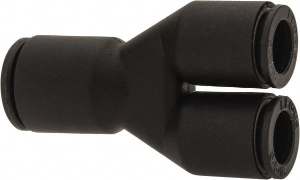 Legris - 8 x 10mm Outside Diam, Nylon Push-to-Connect Union Y - 290 Max psi - Exact Tooling