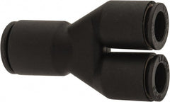 Legris - 8 x 10mm Outside Diam, Nylon Push-to-Connect Union Y - 290 Max psi - Exact Tooling