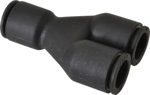 Legris - 10mm Outside Diam, Nylon Push-to-Connect Union Y - 290 Max psi - Exact Tooling