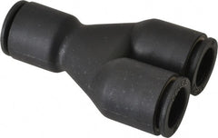 Legris - 10mm Outside Diam, Nylon Push-to-Connect Union Y - 290 Max psi - Exact Tooling