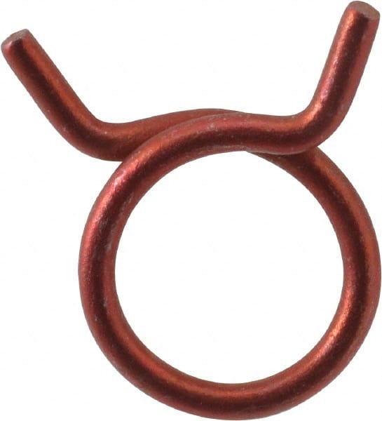 Rotor Clip - 1-1/4" Wide, Carbon Steel Single Wire Hose Clamp - Exact Tooling
