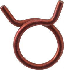 Rotor Clip - 1-1/4" Wide, Carbon Steel Single Wire Hose Clamp - Exact Tooling