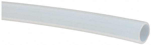 Value Collection - 1/4" ID x 5/16" OD, 1/32" Wall Thickness, Cut to Length (50' Standard Length) PTFE Tube - Natural White, 60 Hardness - Exact Tooling