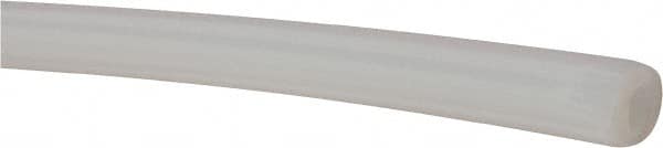 Value Collection - 1/8" ID x 1/4" OD, 1/16" Wall Thickness, Cut to Length (50' Standard Length) PTFE Tube - Natural White, 60 Hardness - Exact Tooling
