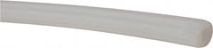 Value Collection - 1/8" ID x 1/4" OD, 1/16" Wall Thickness, Cut to Length (50' Standard Length) PTFE Tube - Natural White, 60 Hardness - Exact Tooling