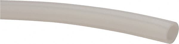 Value Collection - 3/8" ID x 1/2" OD, 1/16" Wall Thickness, Cut to Length (50' Standard Length) PTFE Tube - Natural White, 60 Hardness - Exact Tooling