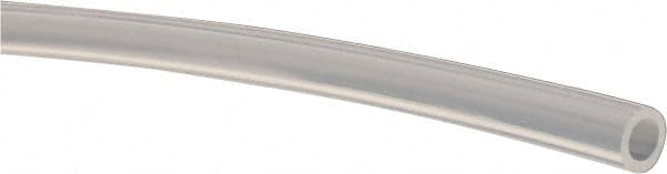 Made in USA - 1/8" ID x 3/16" OD, 1/32" Wall Thickness, Cut to Length (50' Standard Length) PTFE Tube - Translucent, 55 Hardness - Exact Tooling