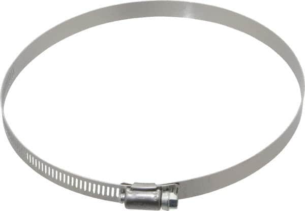 IDEAL TRIDON - SAE Size 104, 5 to 7" Diam, Carbon Steel Worm Drive Clamp - 1/2" Wide, Series 600 - Exact Tooling