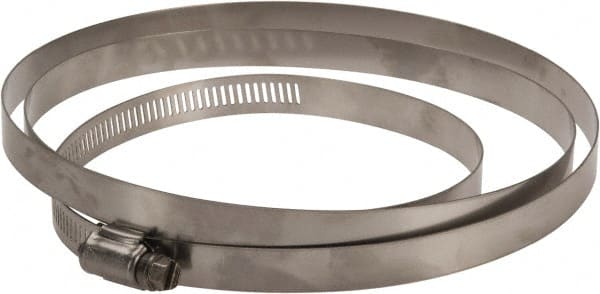 IDEAL TRIDON - SAE Size 270, 15-3/8 to 17-3/8" Diam, Stainless Steel Worm Drive Clamp - 1/2" Wide, Material Grade 201/305, Series 620 - Exact Tooling
