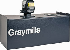 Graymills - 10 Gallon Tank Capacity, Coolant Pump/Motor - 24" Tank Length x 9-3/4" Tank Width x 16" Tank Height - Exact Tooling