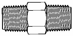 Made in USA - 3/8 NPT Nylon Threaded Tube Fitting - Natural - Exact Tooling