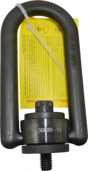 American Drill Bushing - 2,500 Lbs. Load Capacity, 3-1/2 Inch Wide x 6.87 Inch High x 4.12 Inch Opening, Extra Duty Center Pull Hoist Ring - Exact Tooling