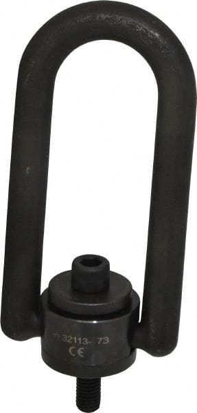 American Drill Bushing - 2,500 Lbs. Load Capacity, 3-1/2 Inch Wide x 6.87 Inch High x 4.12 Inch Opening, Extra Duty Center Pull Hoist Ring - Exact Tooling