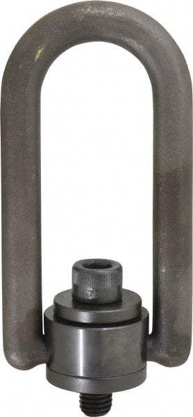 American Drill Bushing - 4,000 Lbs. Load Capacity, 3-1/2 Inch Wide x 6.87 Inch High x 4 Inch Opening, Extra Duty Center Pull Hoist Ring - Exact Tooling