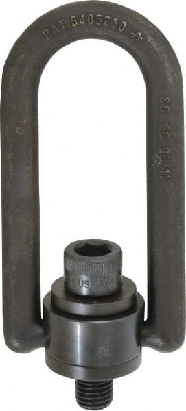 American Drill Bushing - 5,000 Lbs. Load Capacity, 3-1/2 Inch Wide x 6.87 Inch High x 3.87 Inch Opening, Extra Duty Center Pull Hoist Ring - Exact Tooling