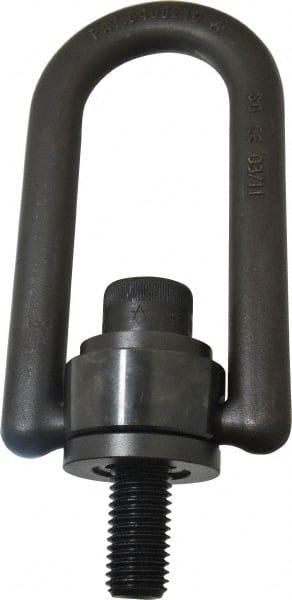 American Drill Bushing - 5,000 Lbs. Load Capacity, 3-1/2 Inch Wide x 6.87 Inch High x 3.87 Inch Opening, Extra Duty Center Pull Hoist Ring - Exact Tooling