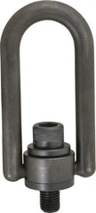 American Drill Bushing - 2,200 kgs. Load Capacity, 88.9 mm Wide x 174.6 mm High x 98.4 mm Opening, Extra Duty Center Pull Hoist Ring - Exact Tooling