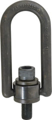 American Drill Bushing - 2,200 kgs. Load Capacity, 88.9 mm Wide x 174.6 mm High x 98.4 mm Opening, Extra Duty Center Pull Hoist Ring - Exact Tooling