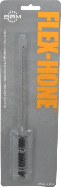 Brush Research Mfg. - 0.472" Bore Diam, 120 Grit, Silicon Carbide Flexible Hone - Fine, 8" OAL - Exact Tooling