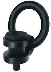 American Drill Bushing - 900 kg. Load Limit, Side Pull Hoist Ring - M12x1.75 Thread Size, 3 Inch Diameter Ring - Exact Tooling