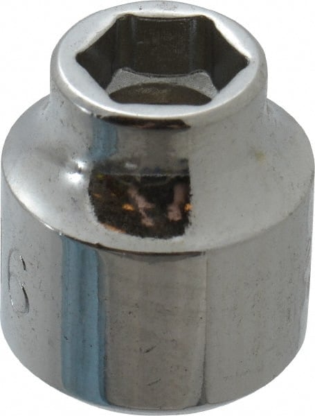 Proto - 5/16", 3/8" Drive, Standard Hand Socket - 6 Points, 3/4" OAL, Chrome Finish - Exact Tooling