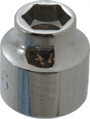 Proto - 5/16", 3/8" Drive, Standard Hand Socket - 6 Points, 3/4" OAL, Chrome Finish - Exact Tooling