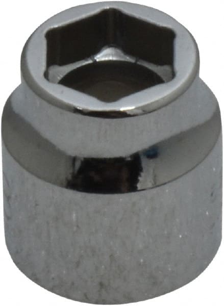 Proto - 3/8", 3/8" Drive, Standard Hand Socket - 6 Points, 3/4" OAL, Chrome Finish - Exact Tooling