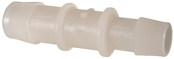 Made in USA - Kynar Single Barbed Tube Reducer - Natural - Exact Tooling