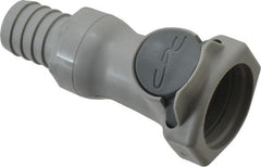 CPC Colder Products - 3/8" Nominal Flow, 5/8" ID, Female, Inline Hose Barb-Female Socket - 60 Max psi, 32 to 230°F, Polypropylene Coupling, EPDM O-Ring - Exact Tooling