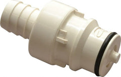 CPC Colder Products - 3/8" Nominal Flow, 1/2" ID, Male, Inline Hose Barb-Male Plug - 125 Max psi, -40 to 280°F, Polysulfone Coupling, EPDM O-Ring - Exact Tooling