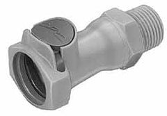 CPC Colder Products - 3/8" Nominal Flow, 3/4 NHR Thread, Female, Inline Threaded-Female Socket - 125 Max psi, -40 to 280°F, Polysulfone Coupling, EPDM O-Ring - Exact Tooling