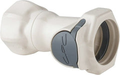 CPC Colder Products - 1/2" Nominal Flow, 3/4 NHR Thread, Female, Inline Threaded-Female Socket - 125 Max psi, -40 to 280°F, Polysulfone Coupling, EPDM O-Ring - Exact Tooling