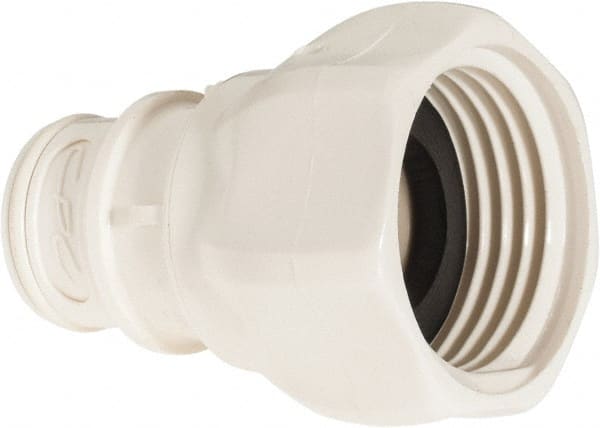 CPC Colder Products - 1/2" Nominal Flow, 3/4 NHR Thread, Female, Inline Threaded-Female Plug - 125 Max psi, -40 to 280°F, Polysulfone Coupling, EPDM O-Ring - Exact Tooling