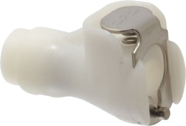 CPC Colder Products - 1/8" Nominal Flow, 10-32 Thread, Female, Inline Threaded-Female Socket - 120 Max psi, -40 to 180°F, Acetal Coupling, Buna-N O-Ring - Exact Tooling