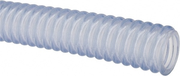 Kuriyama of America - 1" Inside x 1.3" Outside Diam, Food & Beverage Hose - 2" Bend Radius, 100' Long, 28 Vacuum Rating - Exact Tooling