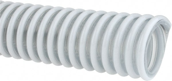 Kuriyama of America - 1-1/2" Inside x 1.92" Outside Diam, Food & Beverage Hose - 3" Bend Radius, 100' Long, 28 Vacuum Rating - Exact Tooling