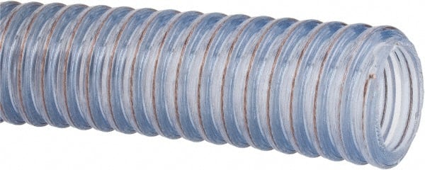 Kuriyama of America - 1-1/4" Inside x 1.65" Outside Diam, Food & Beverage Hose - 4" Bend Radius, 60' Long, 28 Vacuum Rating - Exact Tooling